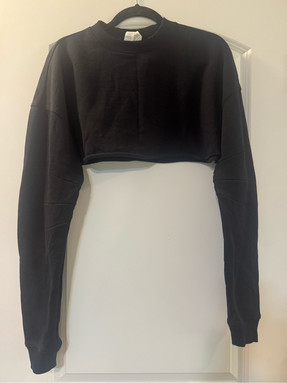 ALO Crewneck Pullover Sweatshirt Black Sz. Small